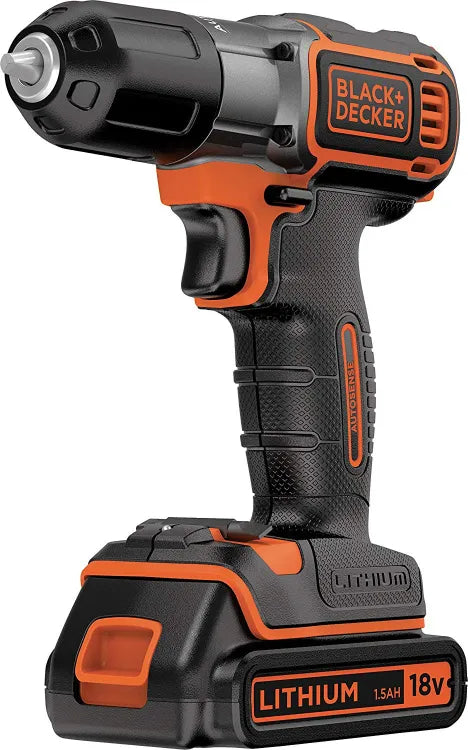 Black and Decker - Perceuse sans fil Autosense 18V 1,5Ah Li-Ion 1628 Nm - ASD18K-QW BLACK & DECKER