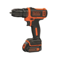 Black and Decker - Perceuse visseuse 10.8 V 1.5 Ah 26 Nm avec 2 batteries et 100 accessoires - BDCDD12BAFC-QW BLACK & DECKER