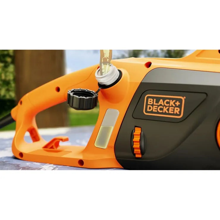 Tronçonneuse Electrique 2200W Lame 45 cm Lubrification automatique BECS2245-QS Black & Decker